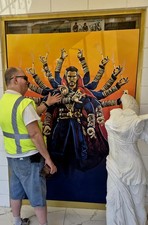 DR. STRANGE orig Oil Painting XLARGE 7' X 5' picture