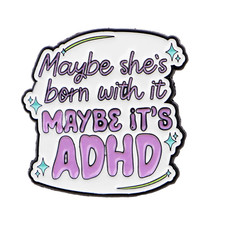 ADHD Awareness Enamel Pin
