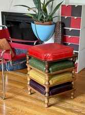 Vintage MCM ETHAN ALLEN Stacking Foot Stools Mid Century Modern Throwback 1960’s picture