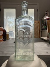 Dr Kilmer’s Ocean Weed Heart Remedy Embossed In Heart On Bottle picture