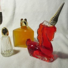 avon bottles vintage lot of (3) picture