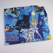 Vintage 1977 Star Wars Space Fantasy Bibb Twin Fitted Bed Sheet picture