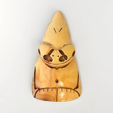 Vintage Carved Billiken Goof Luck Figure Alaskan Hand Carved  4