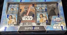 Topps Chrome Star Wars Super Box 2025 Costco Exclusive Trading Cards - picture