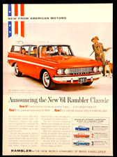 Red Rambler Classic Wagon Original 1961 Vintage Print Ad Wall Decor picture