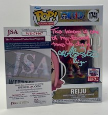 Funko Pop Reiju 1741 Signed Alexis Tipton Inscribed JSA Witnessed Funkon 2024 picture