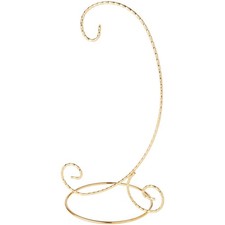 Gold-Toned Ornament Stand - Medium 9.5