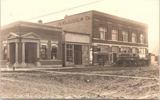 RPPC Highmore South Dakota Street View The McLaughlin Co. Store early 1900s picture