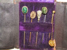 Antique Set of Hat Pins Ca. Late 1800's to Early 1900's picture