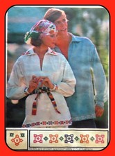 Vtg 70's Men's SHIRT Pattern w EMBROIDERY Butterick 4337 FF Size 42-44 picture