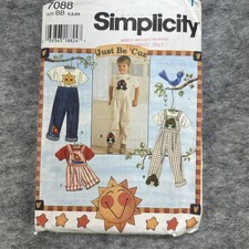 NEW Simplicity Sewing Pattern Childrens Size BB 5 6 6X Vintage Uncut Crafts picture