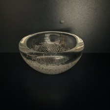 Vtg MCM Littala Finland Signed By K Franck 3.5”Trinket Bowl, Ring Holder picture