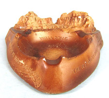 WALL DRUG VINTAGE BADLANDS SOUVENIR BUILDING ADVERTISING ASHTRAY SOUTH DAKOTA picture