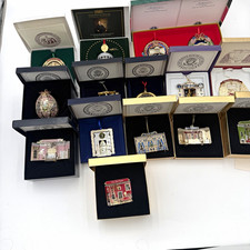 White House different Historical Christmas Hanging Ornament Lot 14 picture