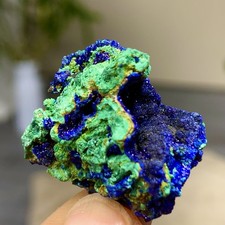 12G BEST NATURAL Azurite/Malachite crystal minerals specimens picture