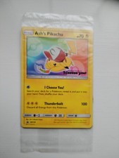 Ash's Pikachu SM108 Rare Non Holo Movie Promo Pokemon Card SEALED picture
