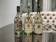 3x Martell 1960s-70s VSOP Medaillon Empty Bottles 0.7L picture