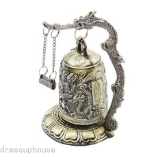 Exquisite Home Decoration Zinc Alloy Vintage Style Bronze Slot Dragon Carved picture