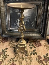 Rare Vintage Baroque Church Altar Candlesticks 15 picture