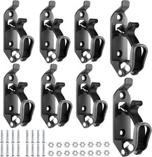 8Pcs Shovel Mount for Roof Rack, Metal Rubber Clamp Mounting Brackets picture