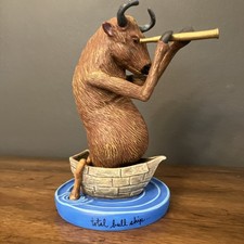 NEW-Vtg Will Bullas’ “TOTAL BULL SHIP” Pearl Bisque Figurine picture