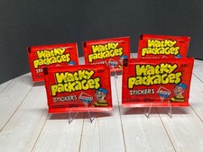 1986 Vintage Topps WACKY PACKAGES STICKERS NEW Sealed Packs RARE-1 PACK picture