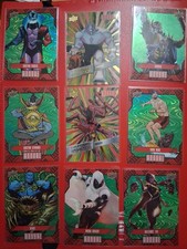 2023-24 UD Marvel Annual Green /499 & Suspended /699 9 Card Lot picture