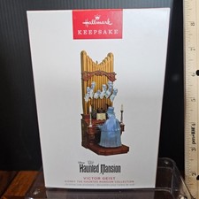 Hallmark Disney HAUNTED MANSION Magic VICTOR GEIST Organ Ornament Light & Sound picture