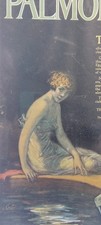 1919 PALMOLIVE SOAP Female Sitting By A Well.  Artist SARTO 11x15 ADVERTISEMENT  picture
