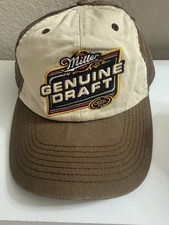 Vintage 2000s Miller Genuine Draft MGD Good Call Bio-Domes Beer Hat Cap picture