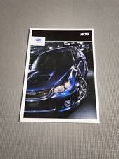 Subaru Wrx Sti Catalog 2011 Grb/Grf picture