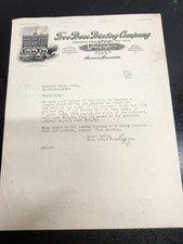 VTG 1911 Billhead Masthead of Free Press Printing Company of Mankato Minnesota picture