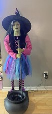 Gemmy Sarah the Sassy Witch 2014 Animatronic 6ft Life Size Holiday Living MINT picture