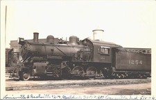 RPPC Louisville & Nashville Railroad Locomotive at Evansville Indiana 1940 picture