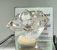 A Grade Herkimer Diamond Gem Cluster, Sharp Terminations, Flawless Clarity picture
