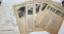 1972 Hillsboro NH Bicentennial History Newspaper Map Program 1772 New Hampshire picture