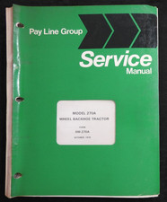 1978-82 INTERNATIONAL HARVESTER 270A Wheel Tractor Loader Backhoe Service Manual picture