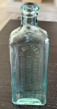 1900's  Aqua Blue Dr. Kilmer's Swamp Root Kidney Liver Cure Medicine Bottle picture