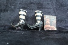 RARE  Bethany Lower Halloween Witches Boots Ornament picture