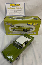Exact Detail Replicas GM 1971 Oldsmobile Cutlass Supreme SX with Box and COA picture