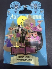Disney DLP Paris Alice in Wonderland Cheshire Cat Phantom Manor Jumbo LE Pin picture
