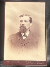 Negro League Baseball John Wallace Page Fence Giants Owner 1880s Cabinet Card picture
