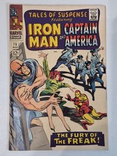 Tales of Suspense #75 FN/VF 1st Batroc, Peggy Carter 1965 Jack Kirby Silver Age picture