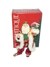 Vintage Clothtique Peace Santa #15092 Hippie Santa Claus Figure 10