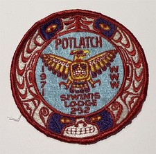 OA Lodge 252 Siwinis 1971 Potlatch Boy Scout Patch MW3 picture