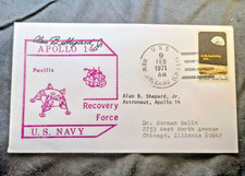 Apollo 14 Primary Recovery Cover USS New Orleans FEB 9 1971 Alan Shepard Autopen picture