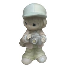 Vintage Girl with Camera Precious Moments Figurine picture