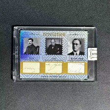 STALIN CHURCHILL ROOSEVELT 22/50 2025 Eternal Revelation Relic A17 picture