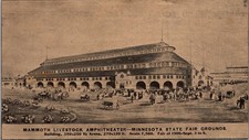 Mammoth Livestock Amphitheater MN State Fair Grounds 1906 MN Clipping 5AL1-H3 picture