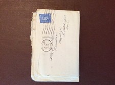 f1l ephemera letter envelope ww2 on active service july 30th 1944 farnham normes picture